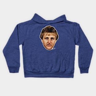 Larry Bird Big Face Kids Hoodie